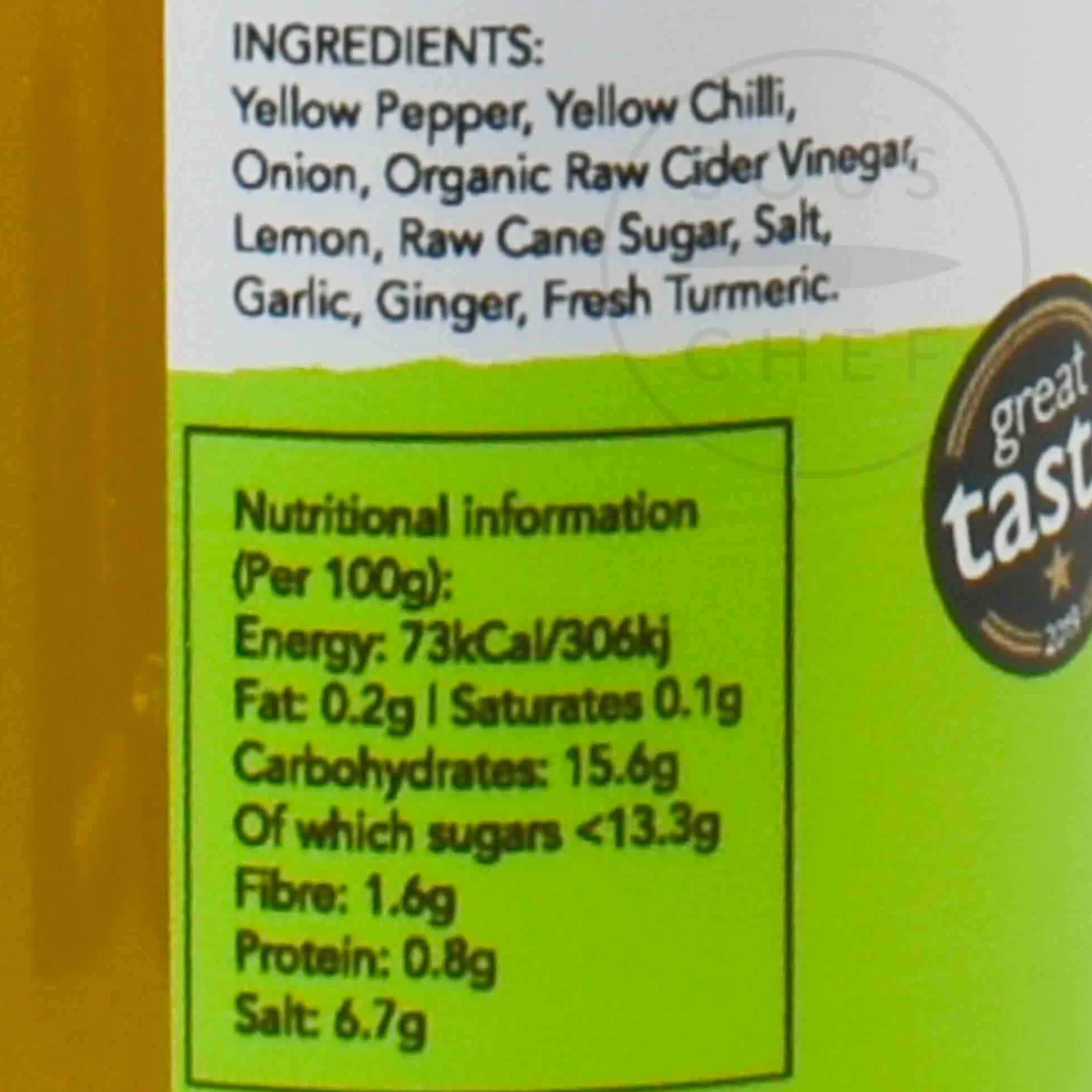 Hot Preserved Lemon Hot Sauce, 150ml Ingredients Brands|Made In The Uk