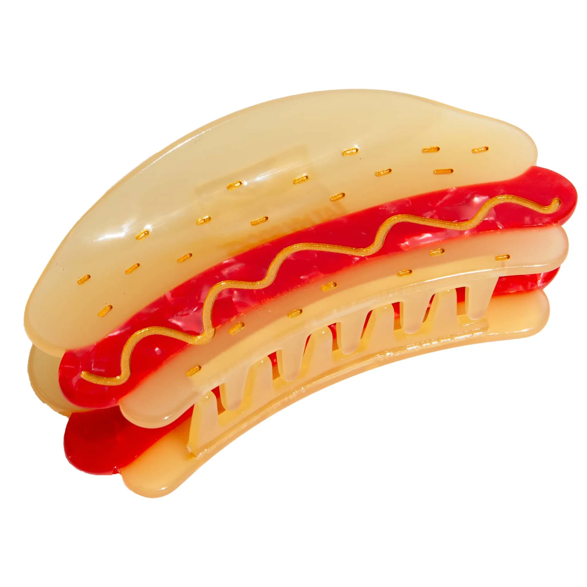 Hotdog Hair Claw Clip Tableware Brands