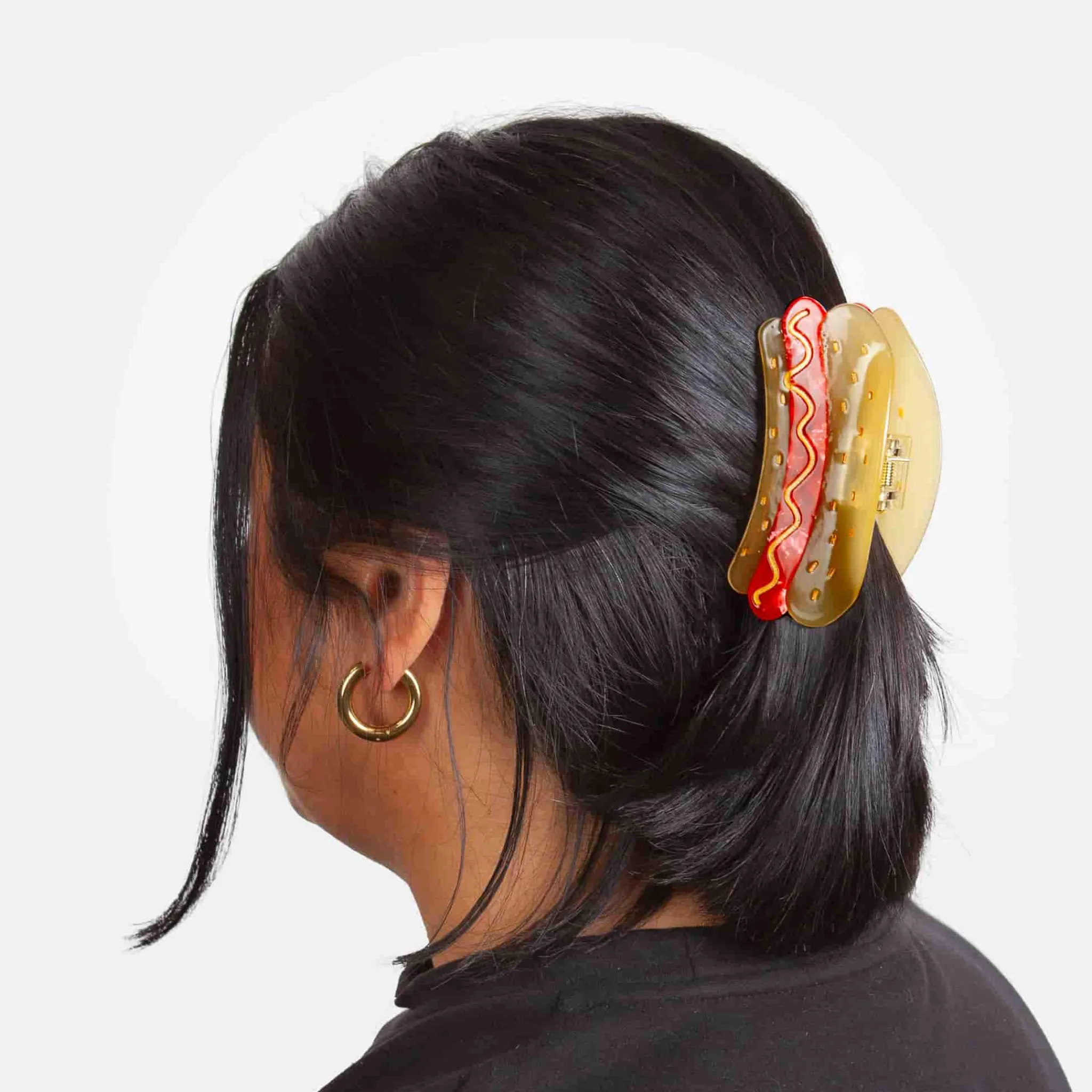 Hotdog Hair Claw Clip Tableware Brands