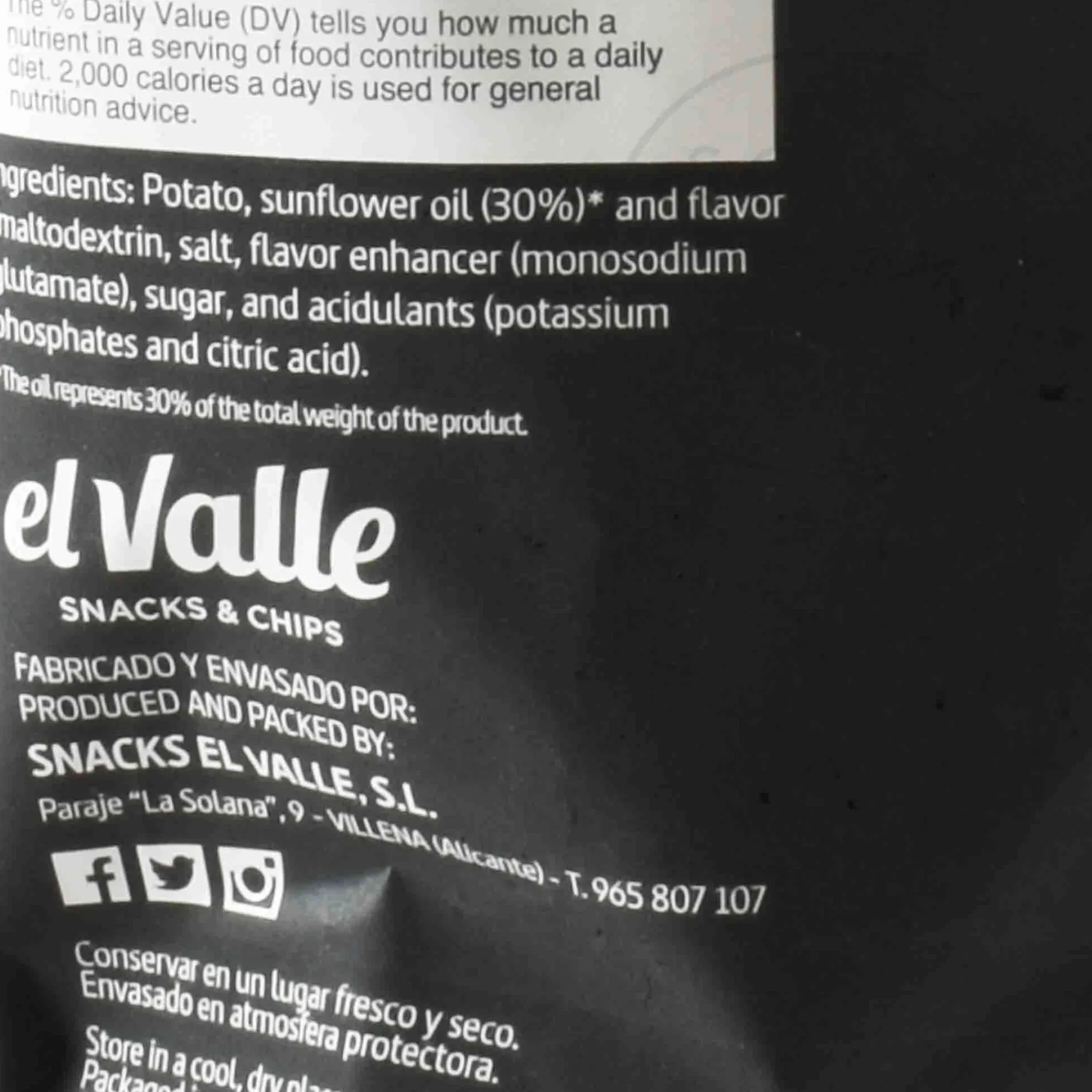 Best Black Truffle Crisps, 150g Ingredients Brands|Spanish Ingredients