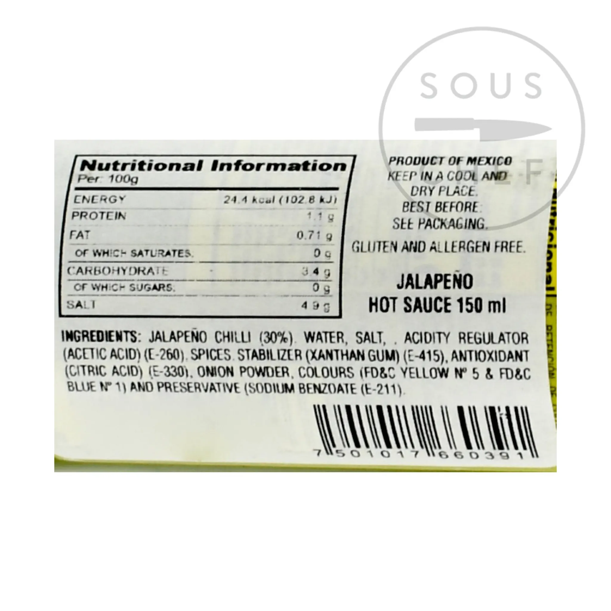 Online Jalapeno Sauce, 150ml Mexican Ingredients|Sauces & Condiments