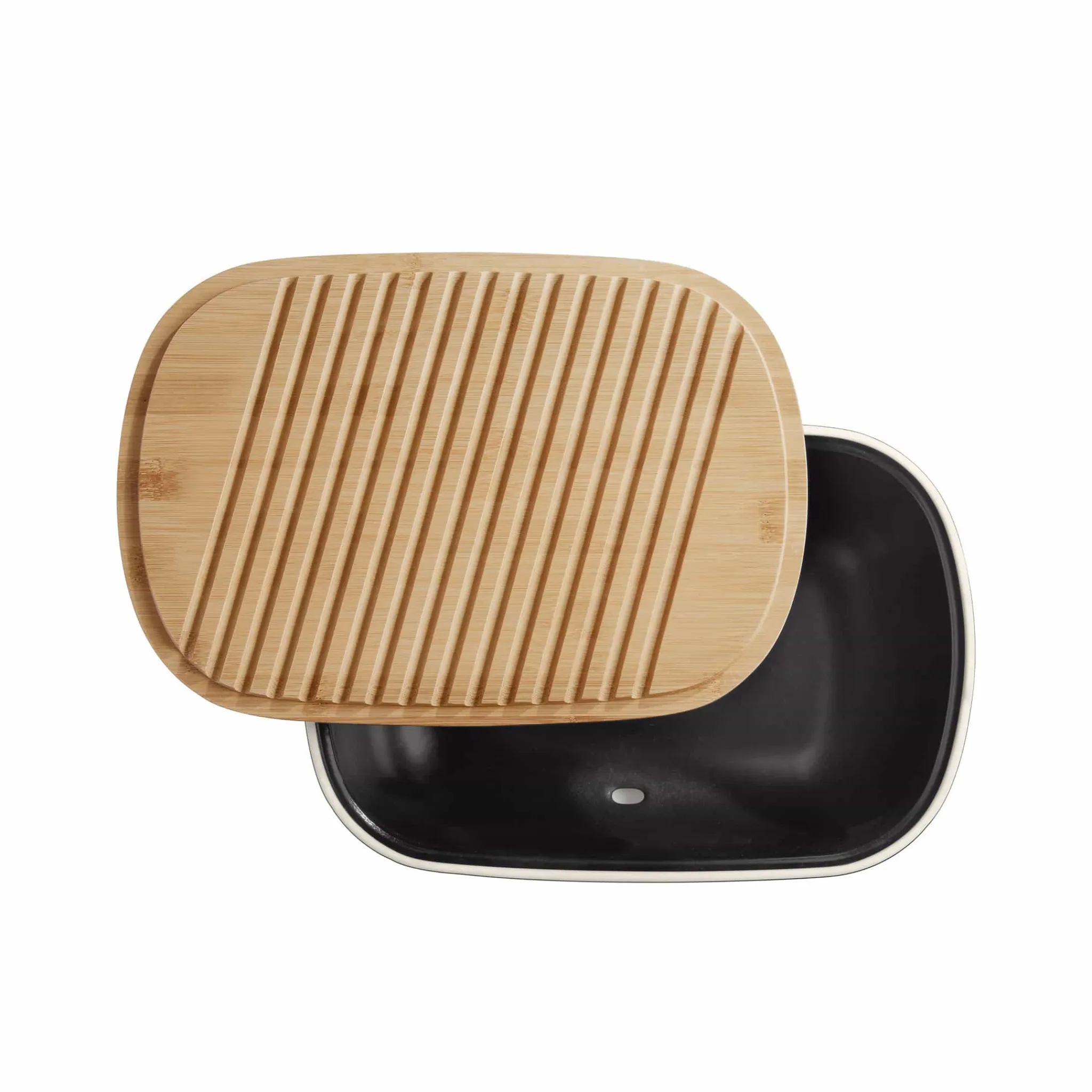Online Black Bread Storage Box French Ingredients|Food Storage & Containers
