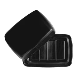 Outlet Black Butter Dish, 17x11cm Tableware Brands