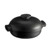 Outlet Delight Black Ceramic Induction Braiser, 27cm French Ingredients|Pots & Pans