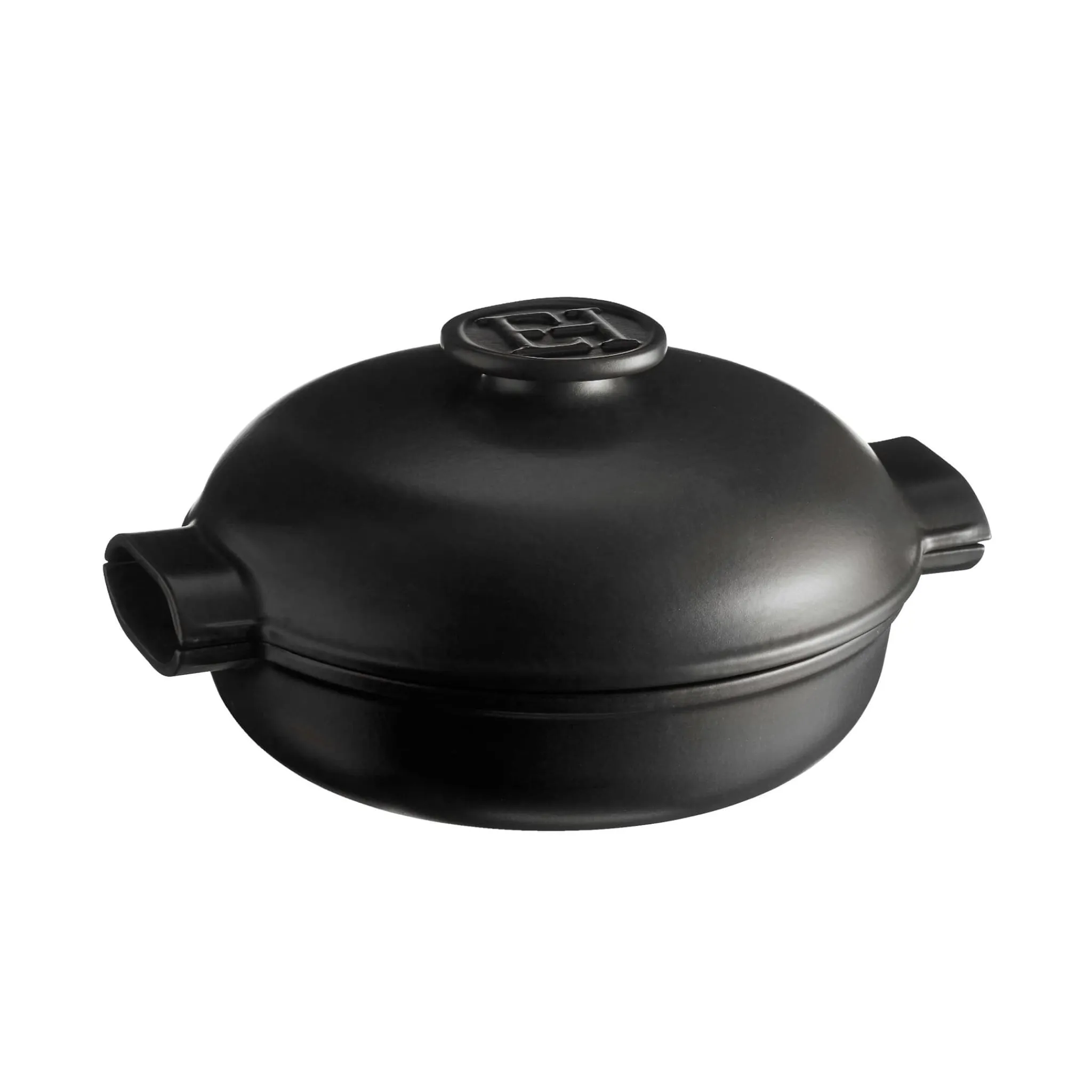 Outlet Delight Black Ceramic Induction Braiser, 27cm French Ingredients|Pots & Pans
