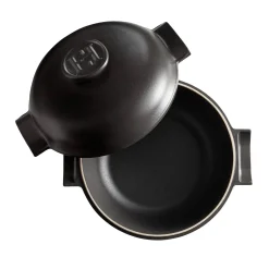 Outlet Delight Black Ceramic Induction Braiser, 27cm French Ingredients|Pots & Pans