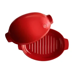 New Red Chicken Brick Cooker, 9 Litre French Ingredients|Pots & Pans
