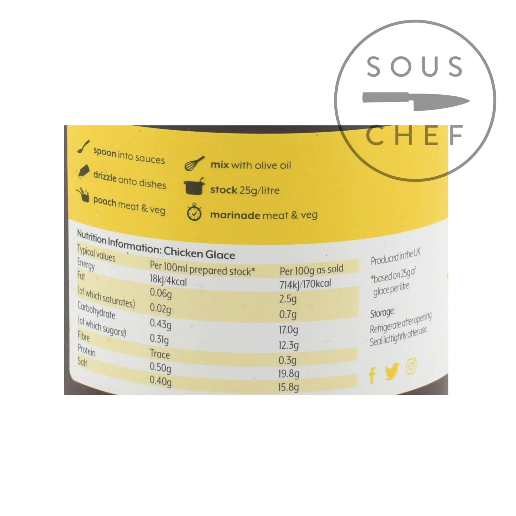 Clearance Chicken Glace, 600g Made In The Uk|French Ingredients
