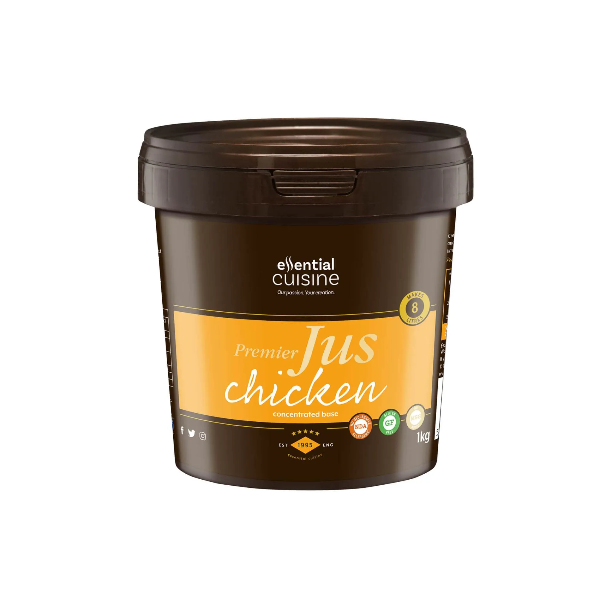 Clearance Premier Chicken Jus, 1kg Ingredients Brands|Stock & Bouillon
