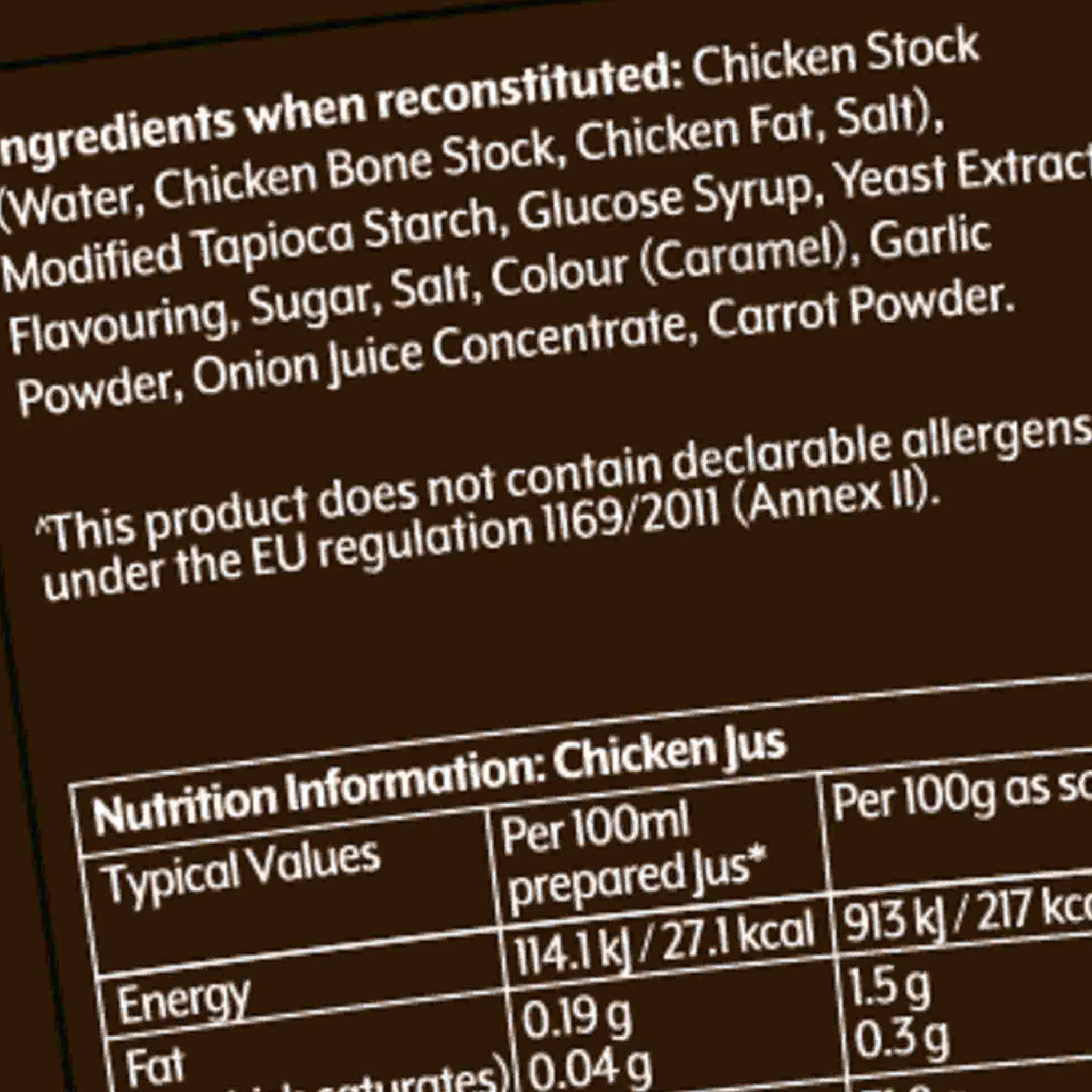 Clearance Premier Chicken Jus, 1kg Ingredients Brands|Stock & Bouillon