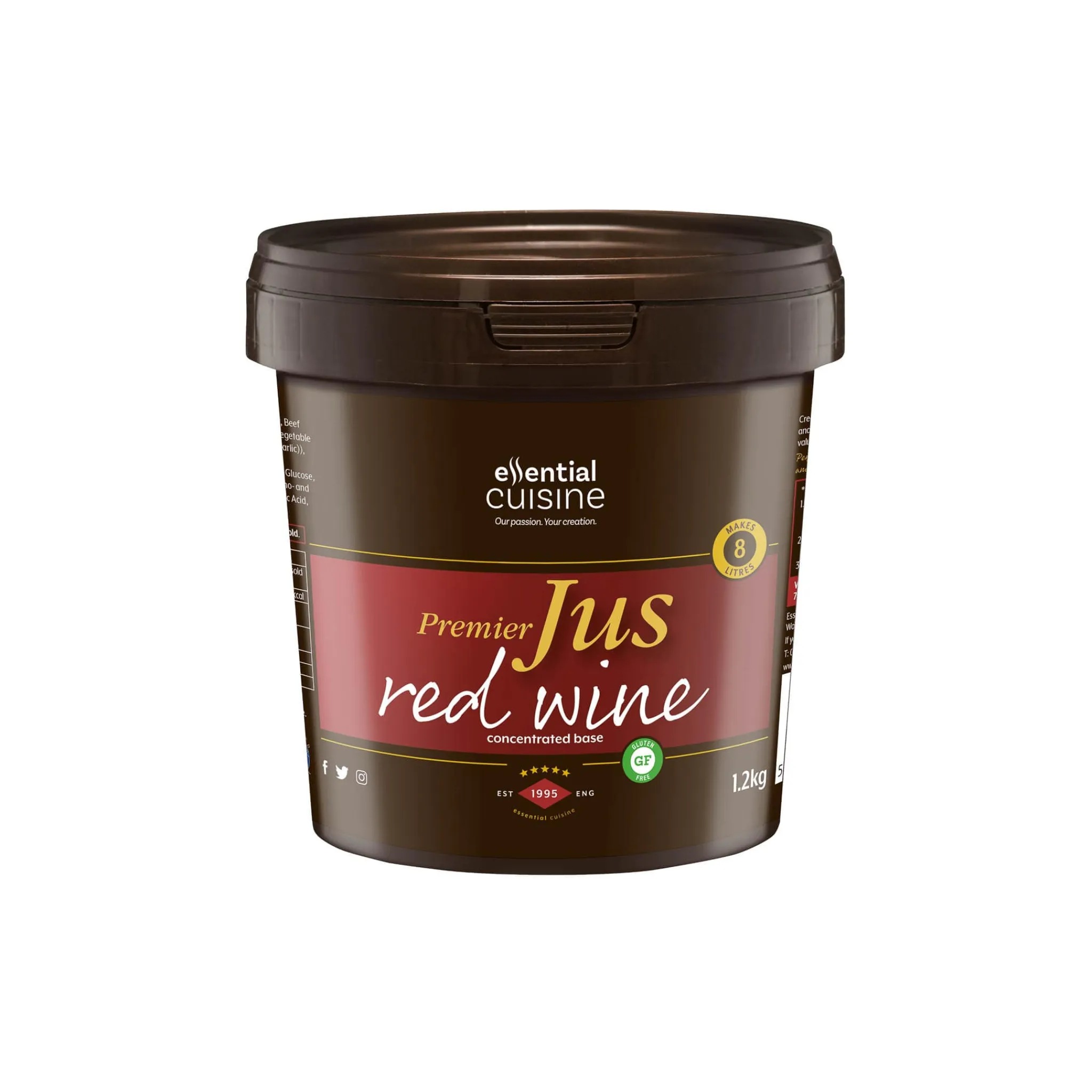 Premier Red Wine Jus, 1.2kg Ingredients Brands|Stock & Bouillon