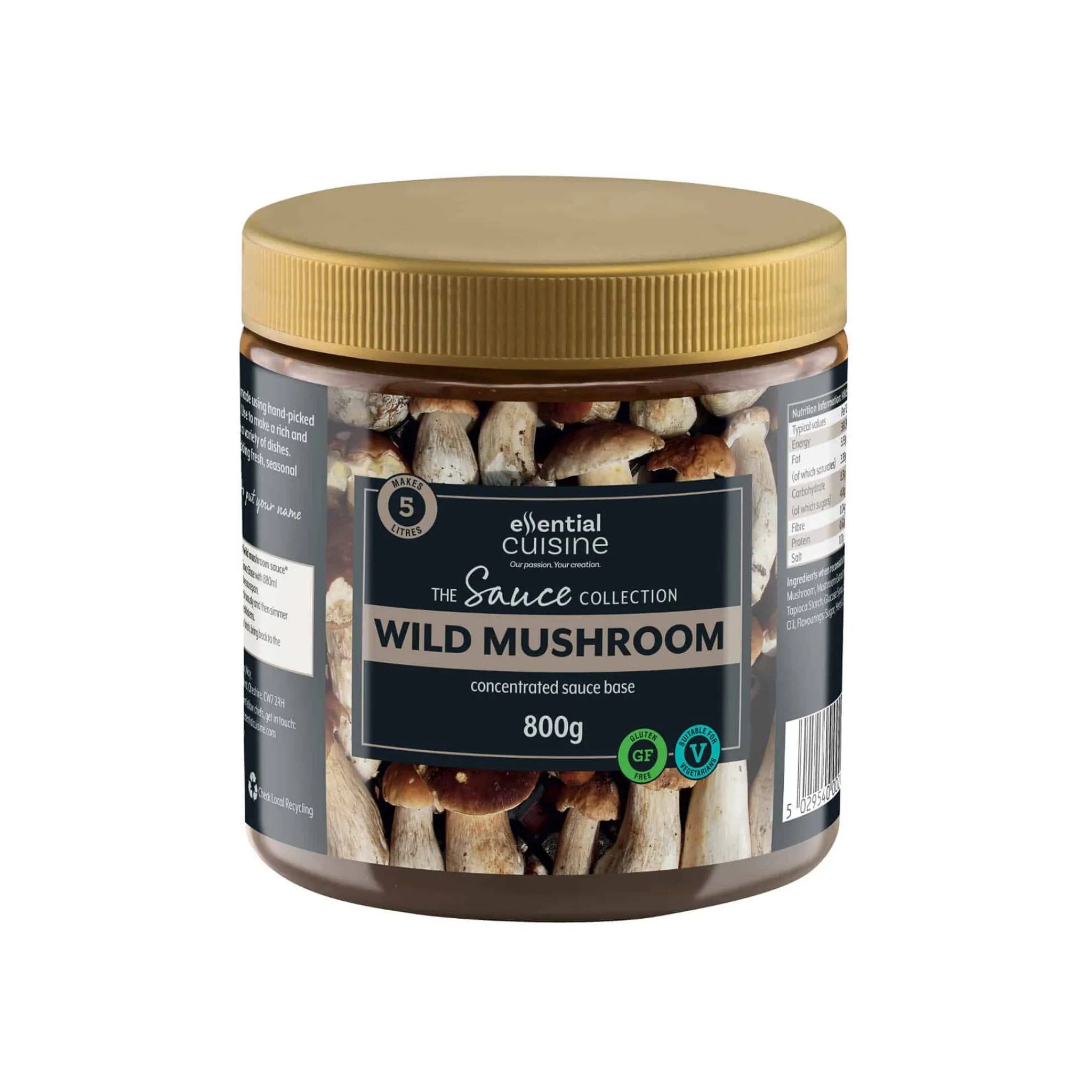 Clearance Savoury Wild Mushroom Sauce, 800g Ingredients Brands|Sauces & Condiments