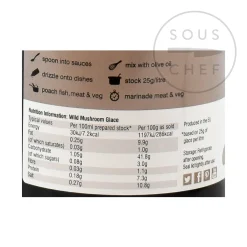 New Wild Mushroom Glace, 600g Ingredients Brands|French Ingredients