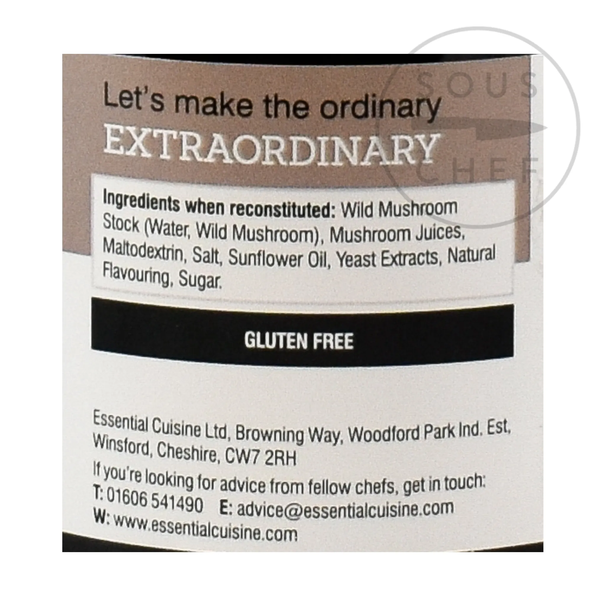 New Wild Mushroom Glace, 600g Ingredients Brands|French Ingredients