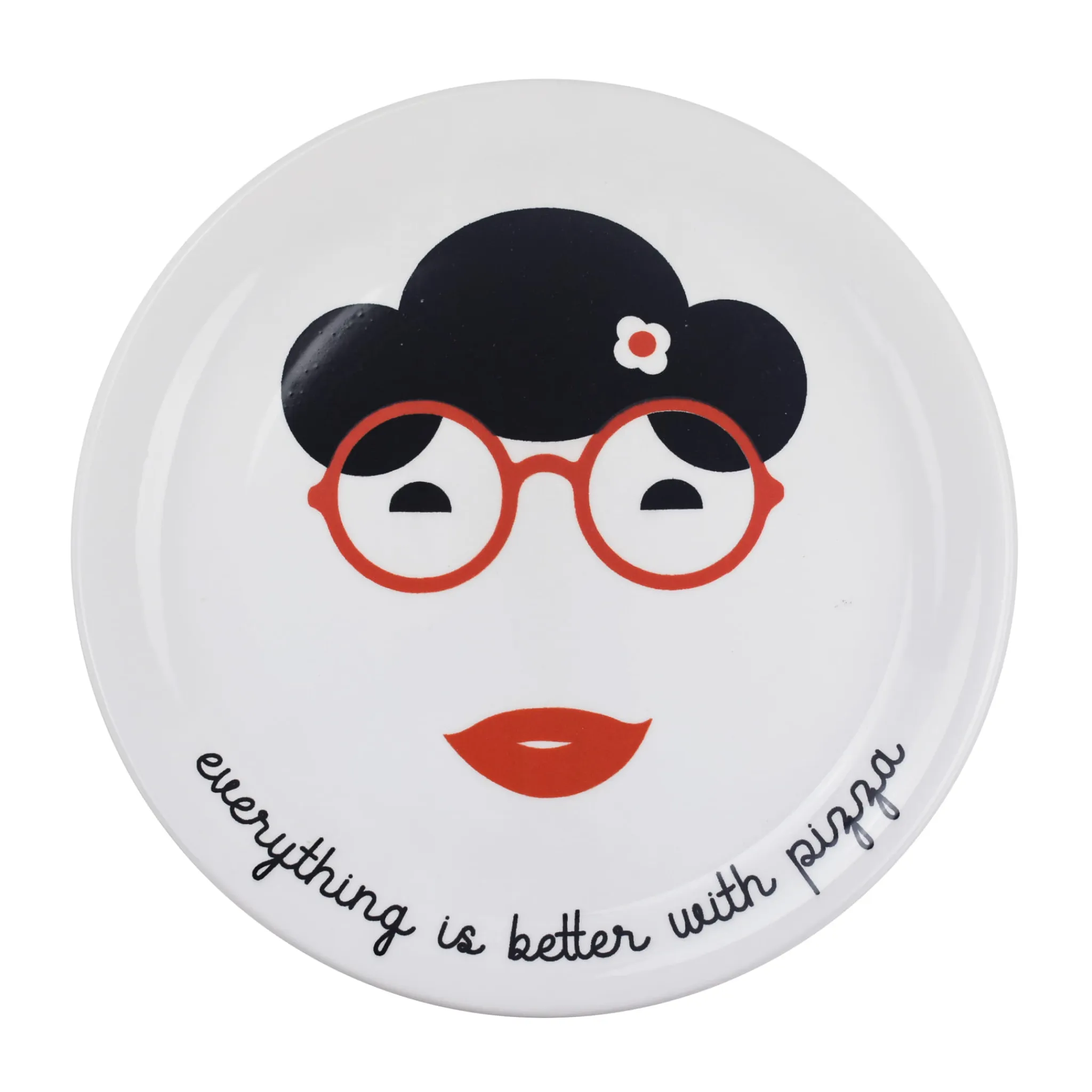 Sale Everything Is Better With Pizza Pizza Plate, 31cm Italian Ingredients|Plates