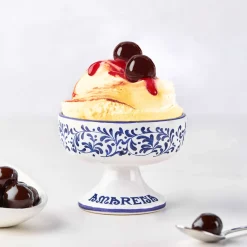 Amarena Cherries in Syrup - Opaline Jar, 600g Italian Ingredients|Baking Ingredients