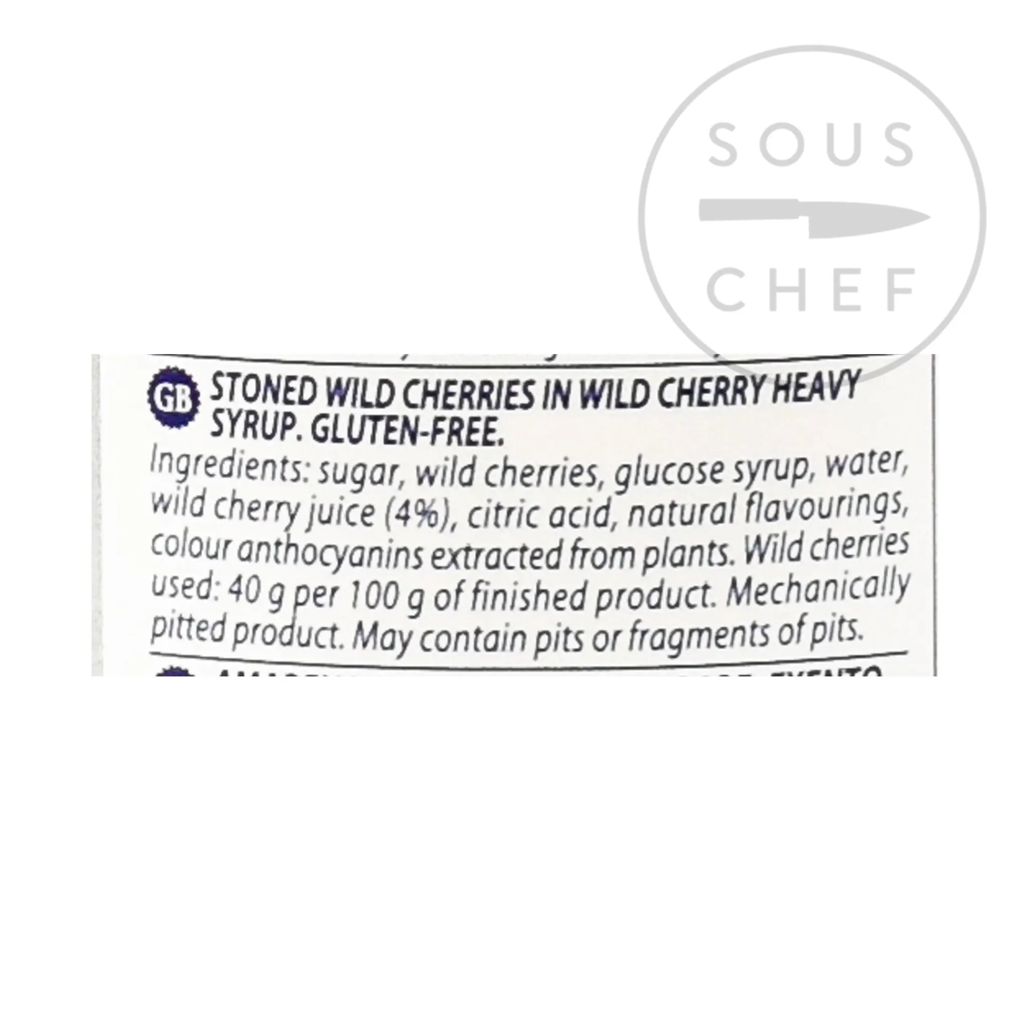 New Amarena Cherries in Syrup, 1.25kg Italian Ingredients|Jam, Honey & Spreads
