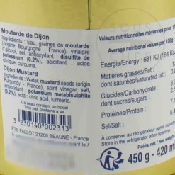 Dijon Mustard In Gift Metal Bucket, 450g Ingredients Brands|French Ingredients