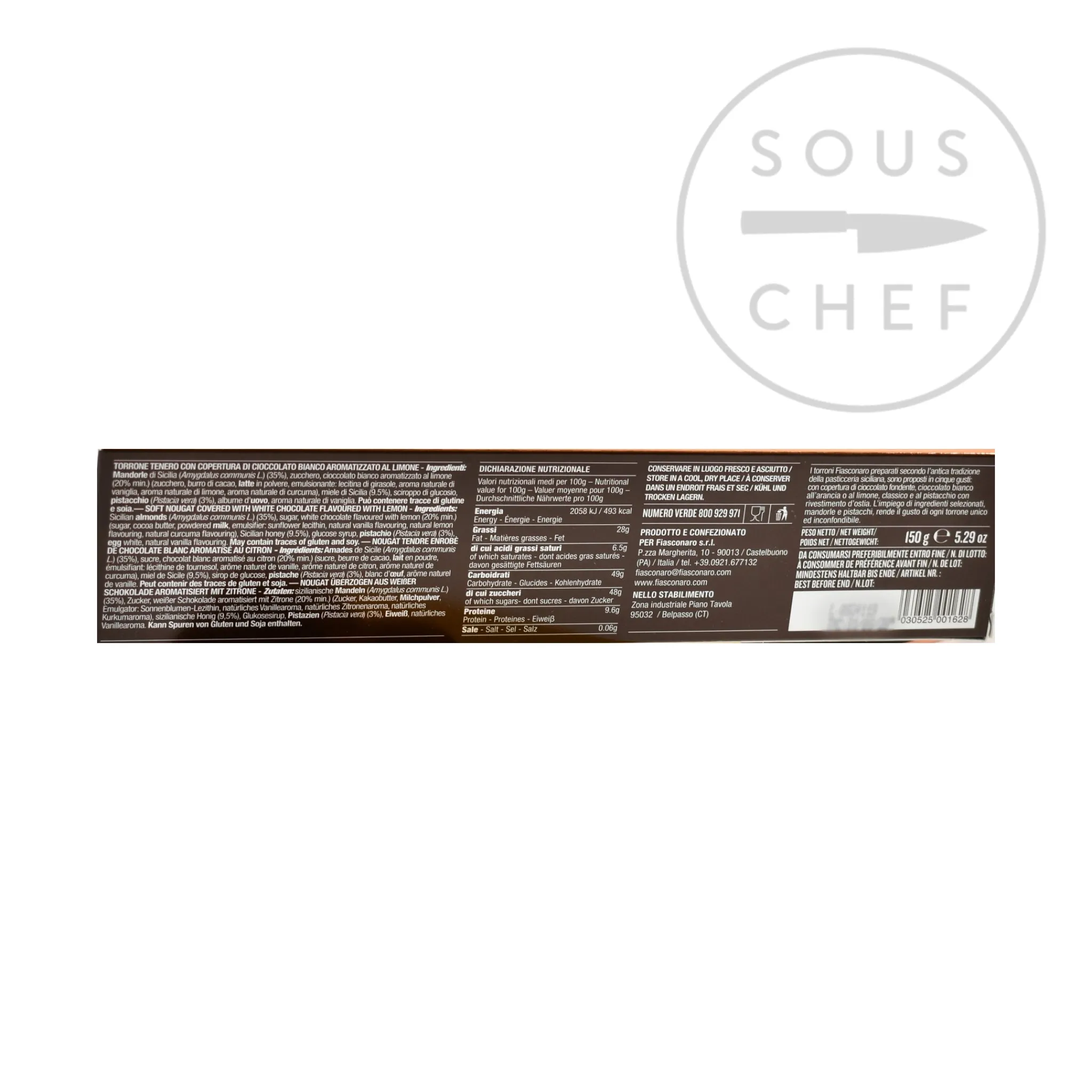 Discount Sicilian Lemon Torrone, 150g Ingredients Brands|Italian Ingredients