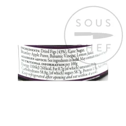 Sale Fig Preserve for Cheese, 113g Ingredients Brands|Made In The Uk