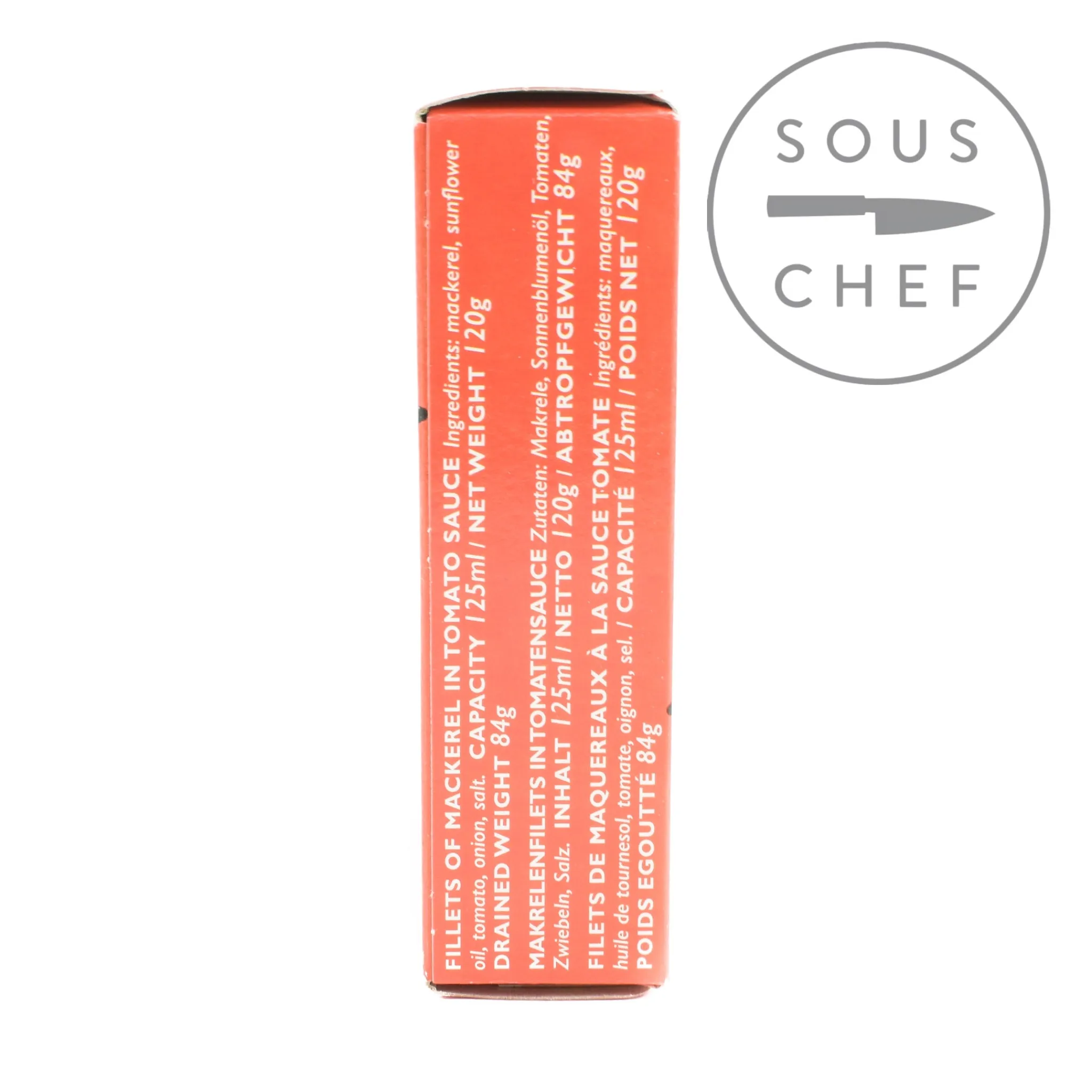 Sale Fillets of Mackerel in Tomato Sauce, 120g Spanish Ingredients|Tinned Fish & Seafood