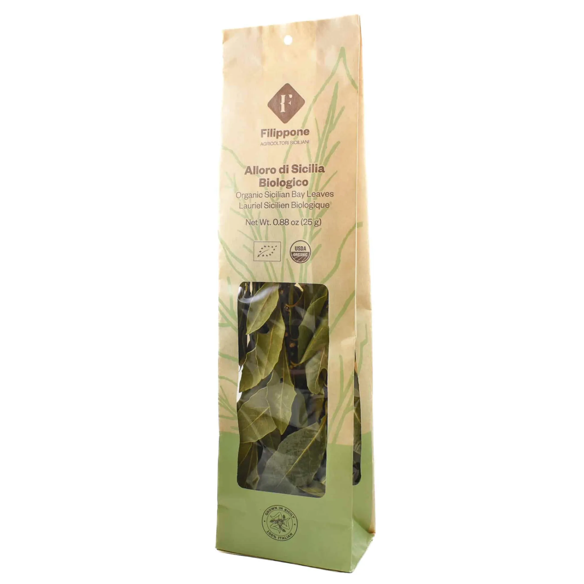 Discount Fillippone Italian Organic Bay Leaves, 25g Ingredients Brands|Italian Ingredients