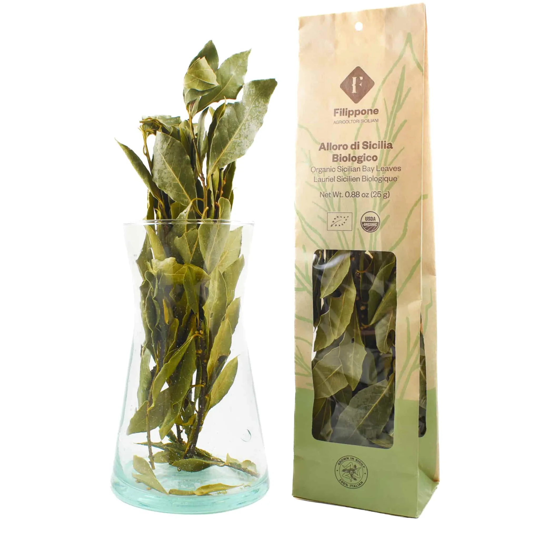 Discount Fillippone Italian Organic Bay Leaves, 25g Ingredients Brands|Italian Ingredients