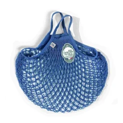 New String Bag in Cobalt Blue, Short Handle Tableware Brands