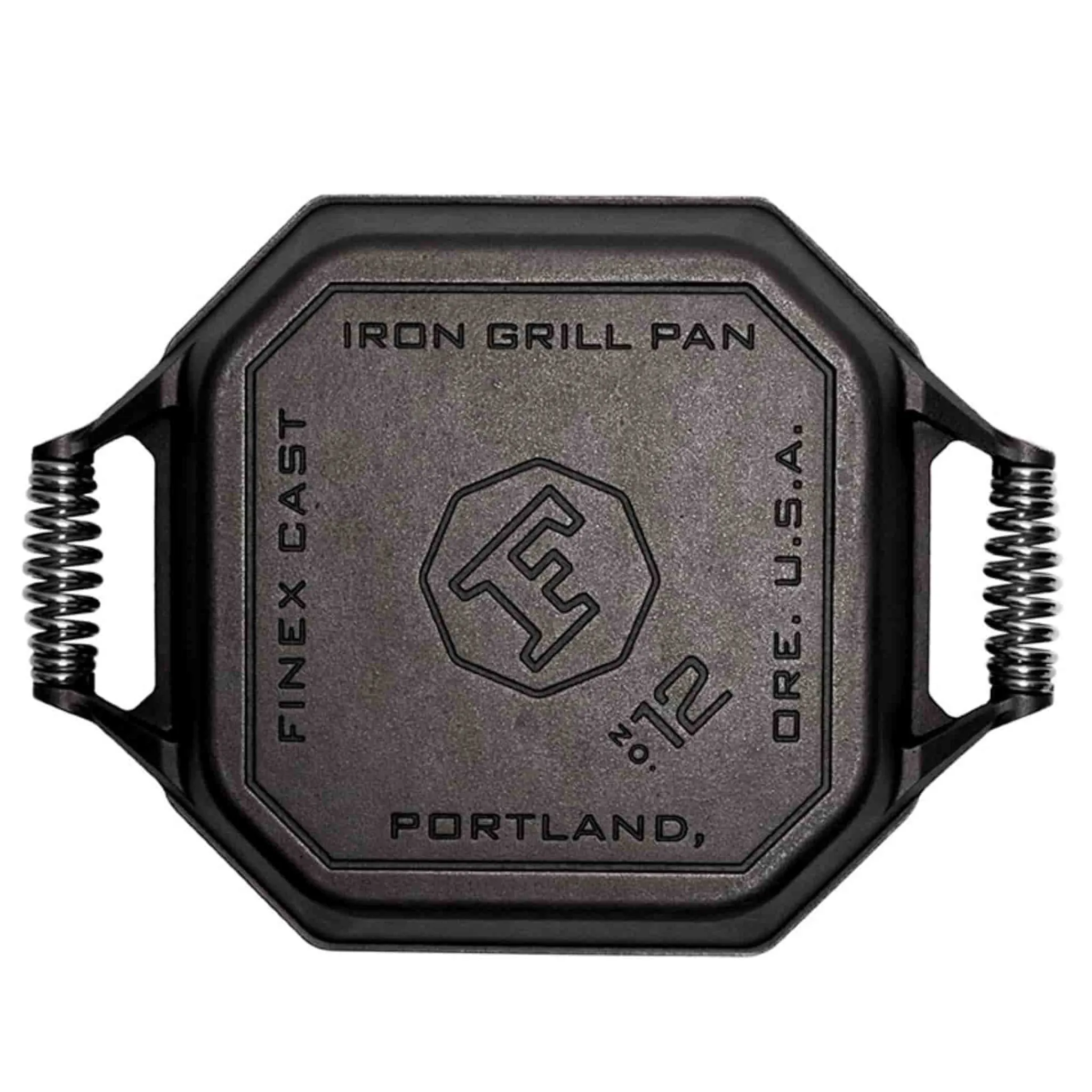Discount Cast Iron Grill Pan with 2 Handles, 30cm (12inch) Pots & Pans