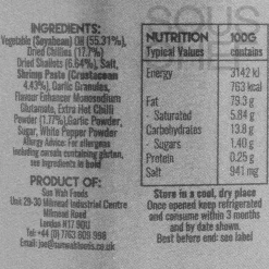 Best Fire Shallots and Shrimps in Chilli Oil, 180g Ingredients Brands|Sauces & Condiments
