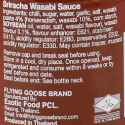 Online Sriracha Wasabi, 200ml Ingredients Brands|Southeast Asian Ingredients