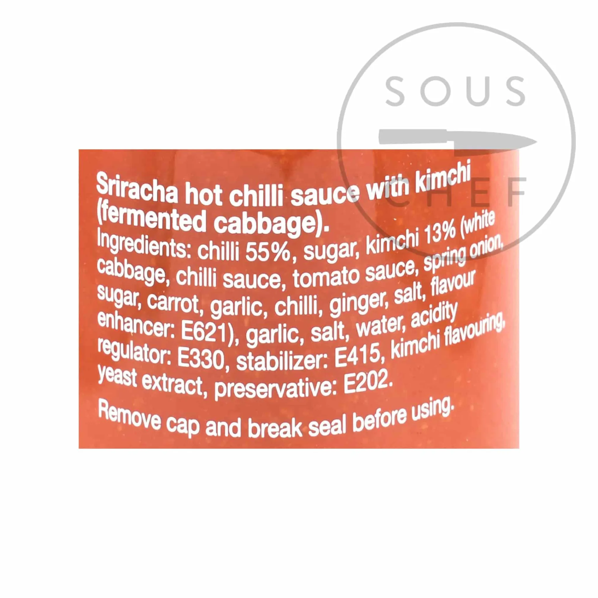 Hot Sriracha With Kimchi, 455ml Ingredients Brands|Southeast Asian Ingredients