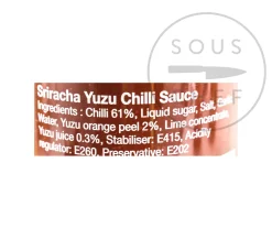 Outlet Sriracha Yuzu, 455ml Ingredients Brands|Southeast Asian Ingredients