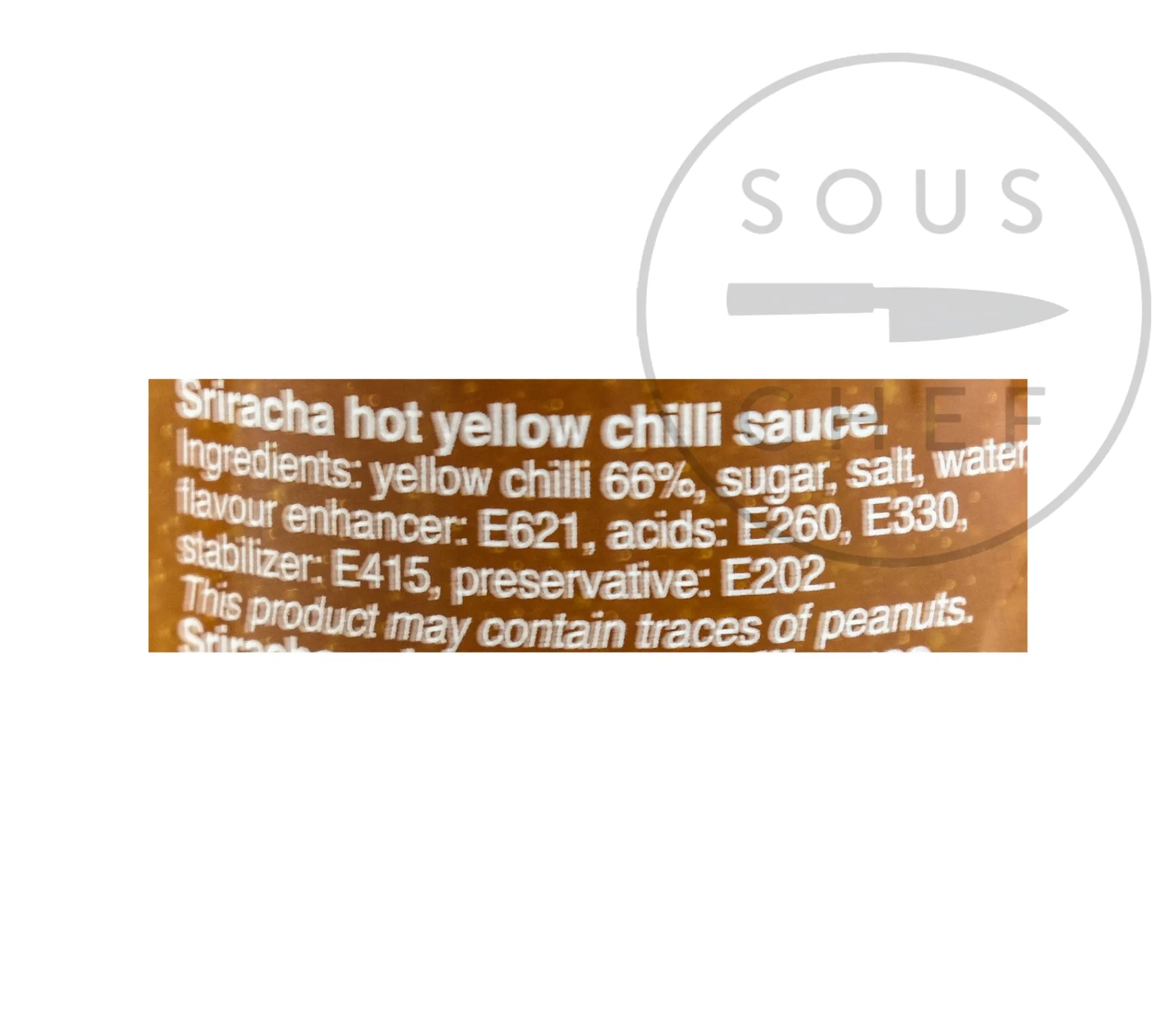 Yellow Sriracha, 455ml Ingredients Brands|Southeast Asian Ingredients