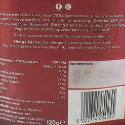 Discount Forest Feast Dark Chocolate Sour Cherries, 120g Ingredients Brands|Chocolate & Sweets