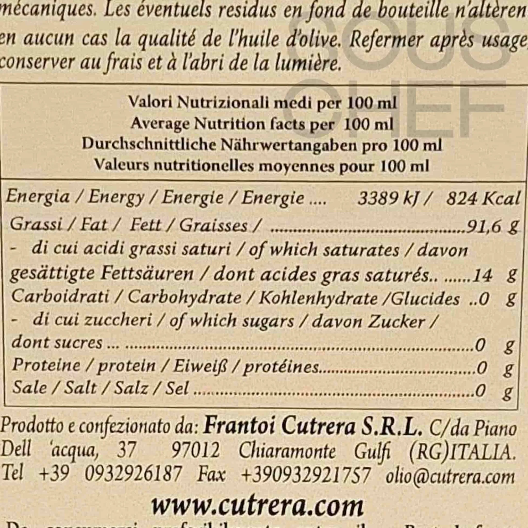 Clearance Selezione Sicilian Extra Virgin Olive Oil Blend Ingredients Brands|Italian Ingredients
