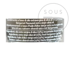 New Aromatic Bergamot Extra Virgin Olive Oil, 200ml Ingredients Brands|Italian Ingredients