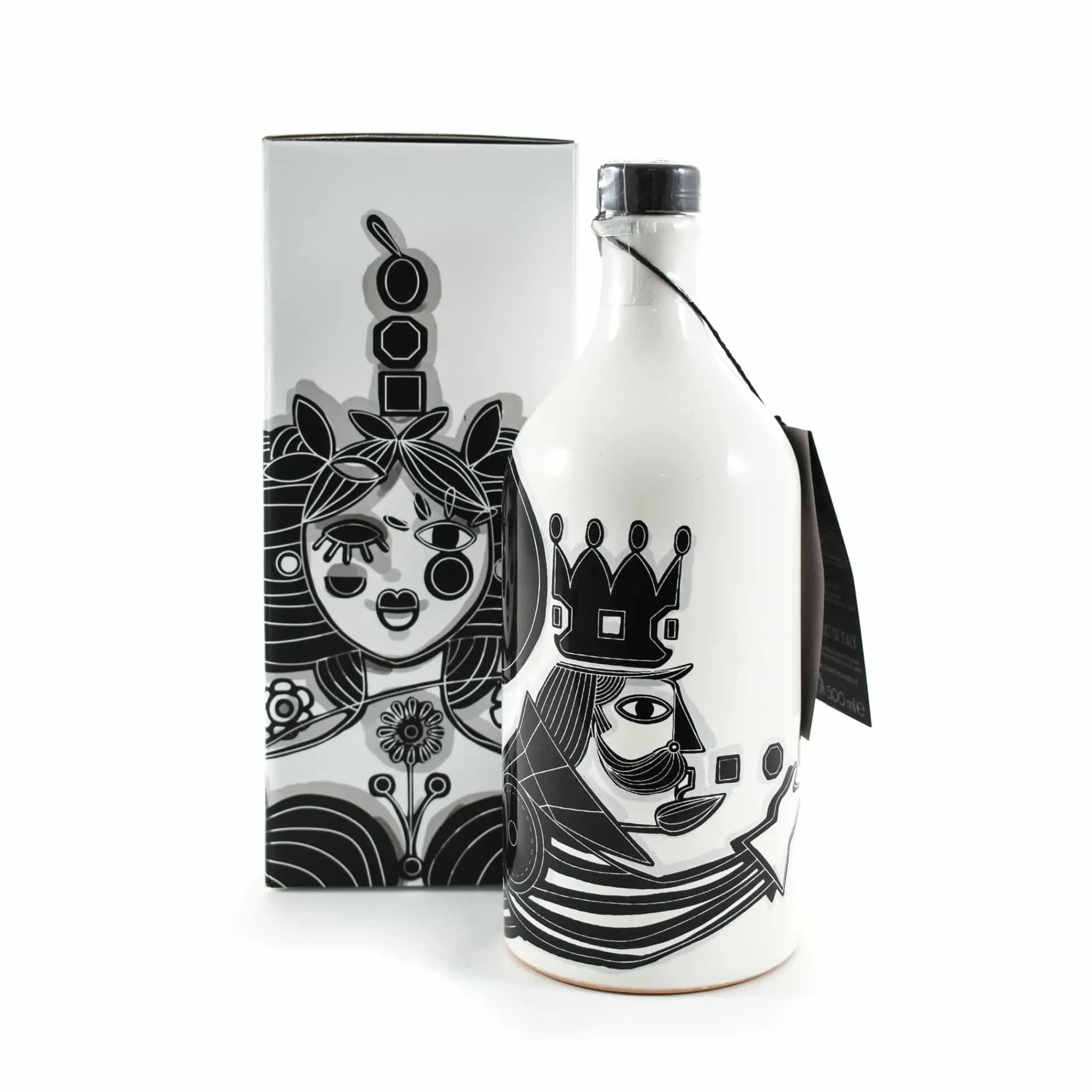 Best Intense Extra Virgin Olive Oil in Limited Edition 'King' Terracotta, 500ml Ingredients Brands|Italian Ingredients