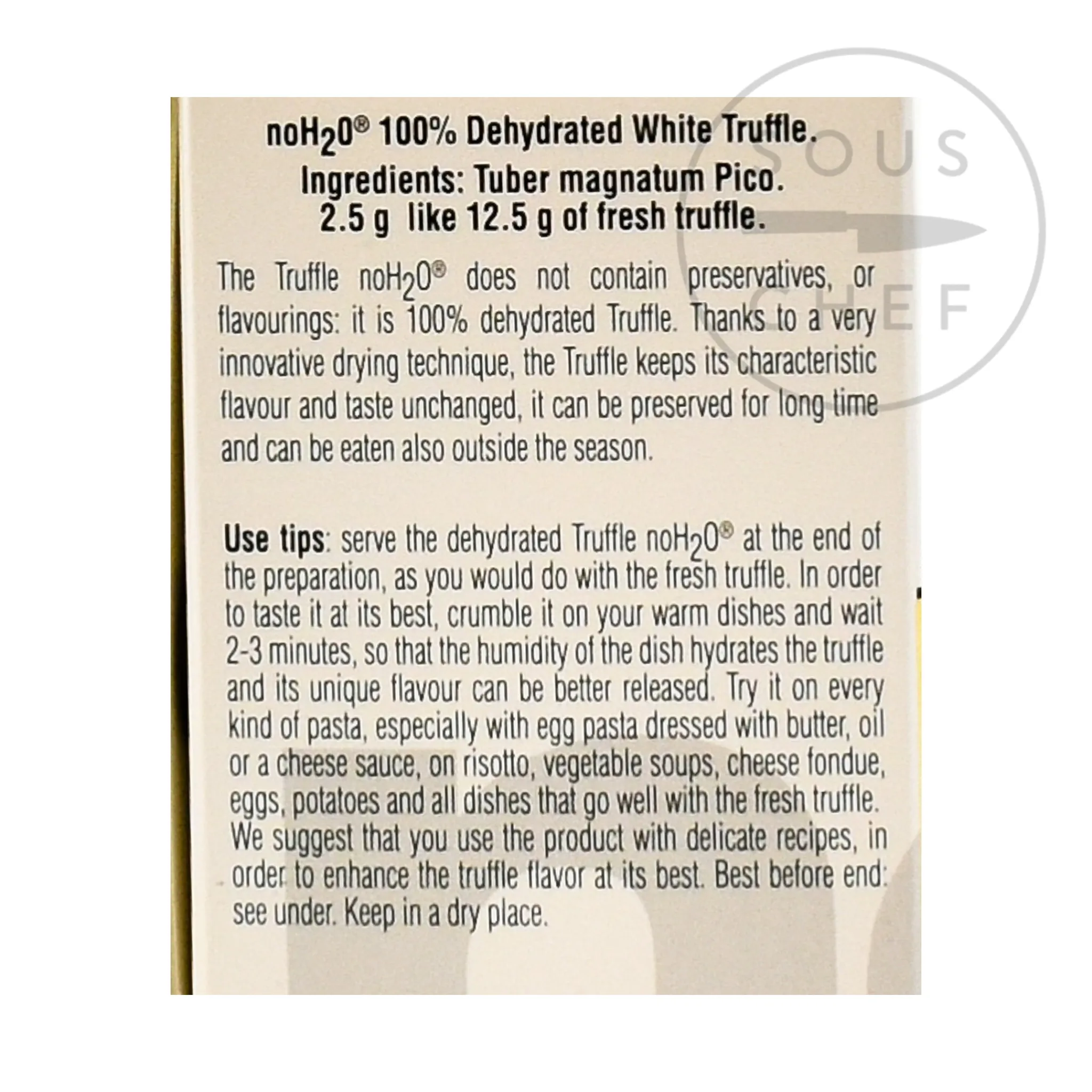Online Freeze-Dried Alba White Truffle, 2.5g Ingredients Brands|Italian Ingredients