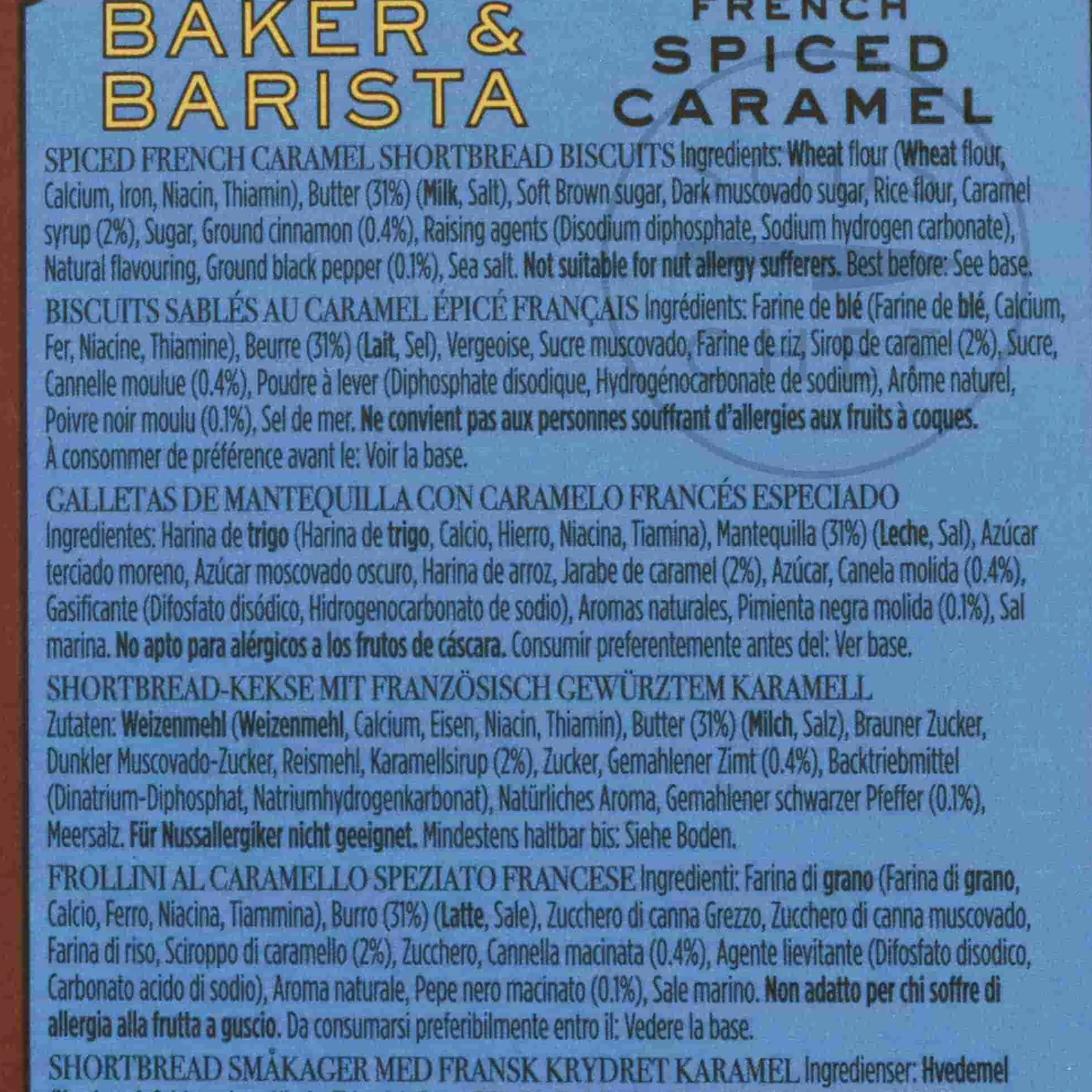 Outlet French Spiced Caramel Biscuits, 120g Cakes & Bakery|Ingredients Brands