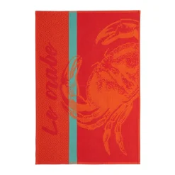 Discount French Tea Towel - Crab French Ingredients|Kitchen Textiles & Clothing