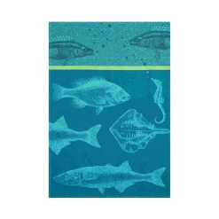 Hot French Tea Towel - Fish French Ingredients|Kitchen Textiles & Clothing