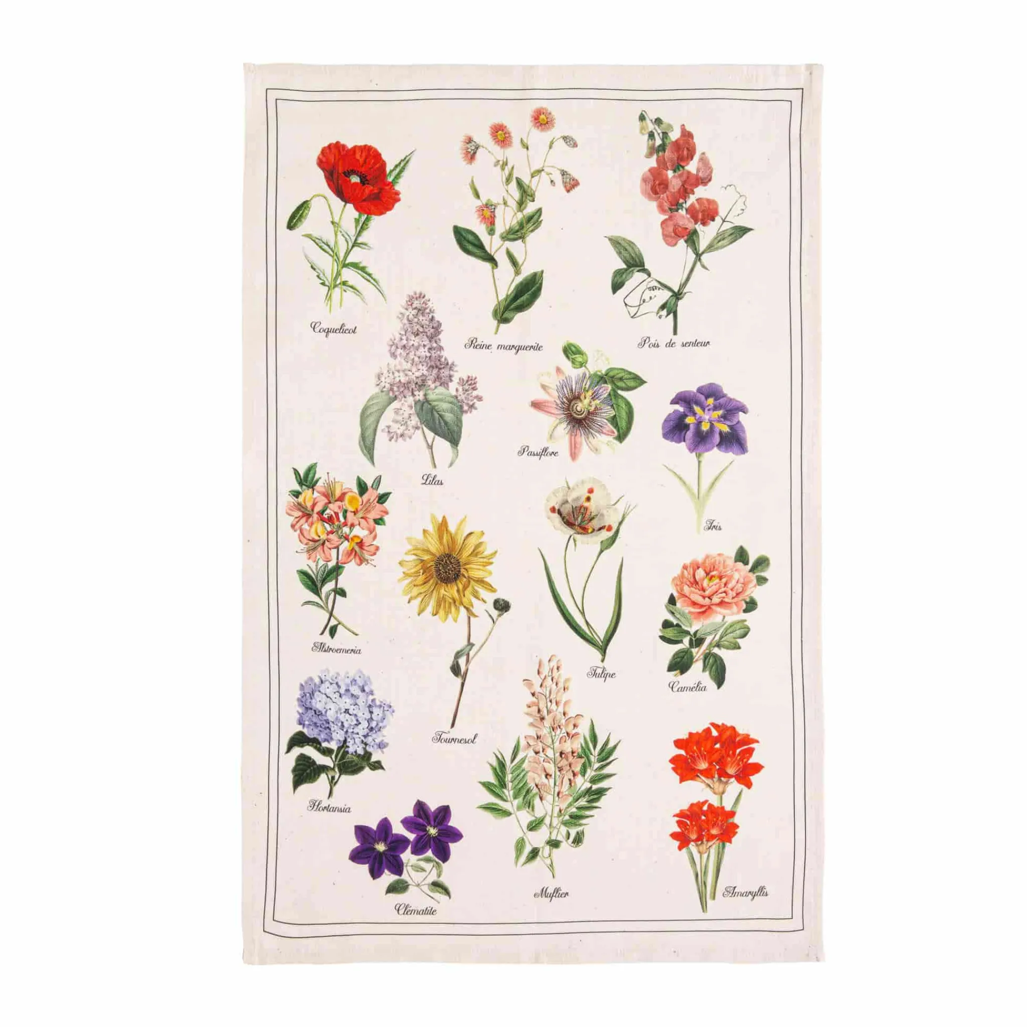 Sale French Tea Towel - Herbier Kitchen Textiles & Clothing