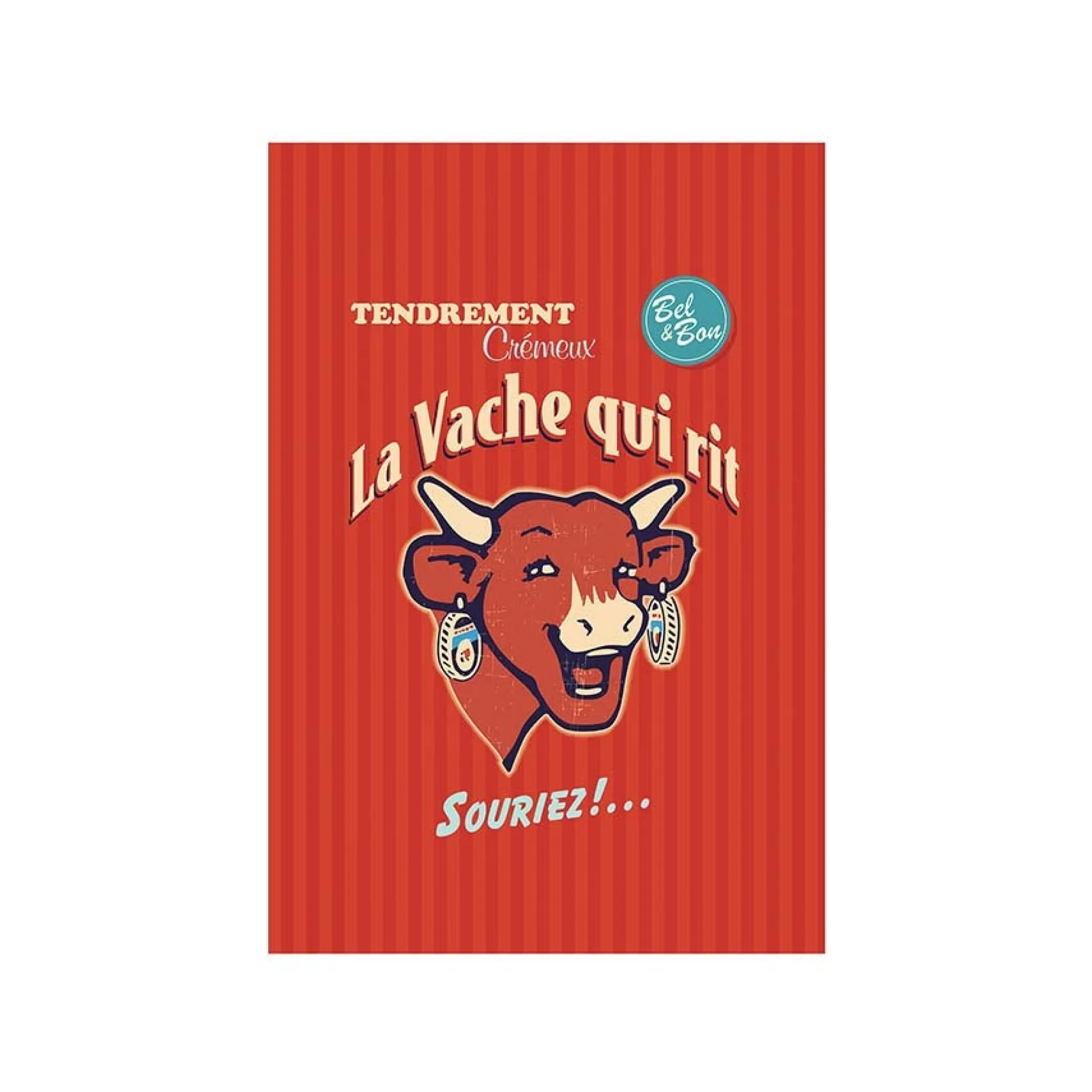 New French Tea Towel - La Vache Qui Rit French Ingredients|Kitchen Textiles & Clothing