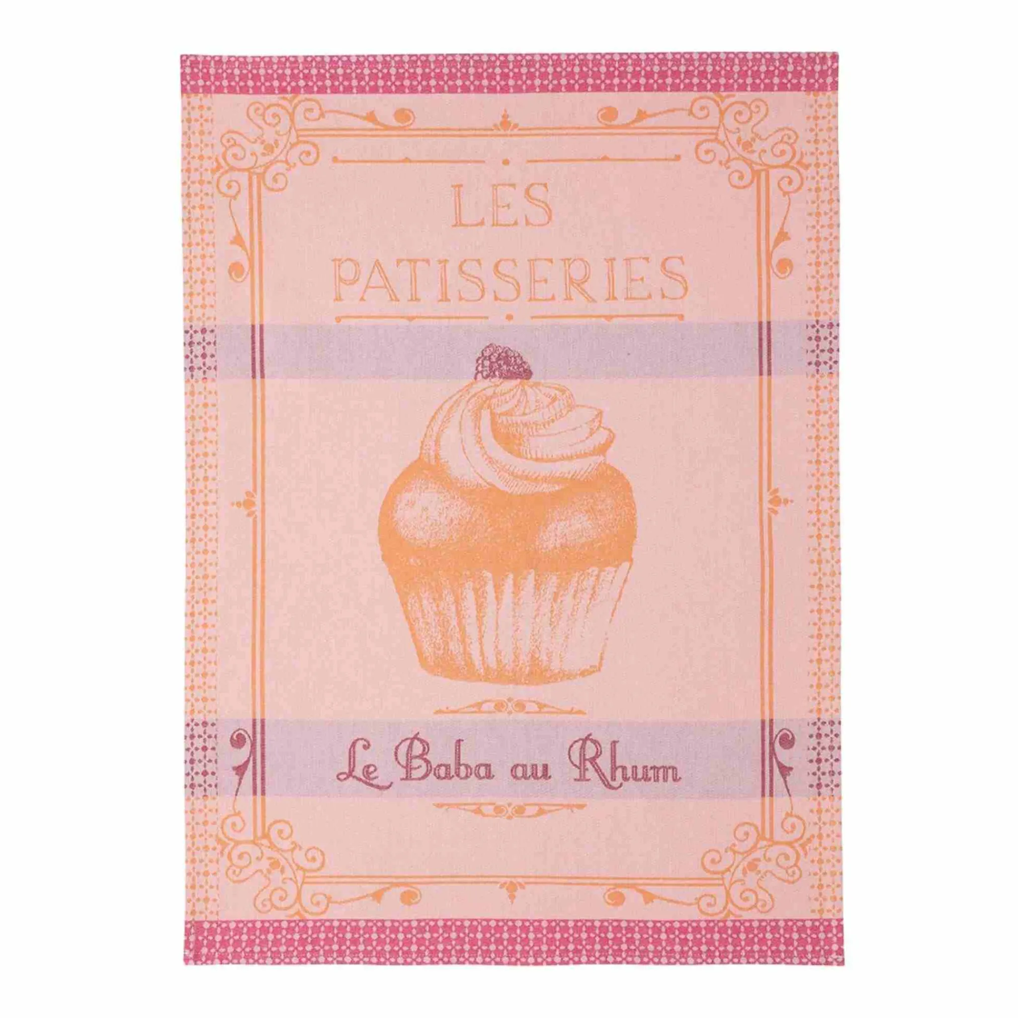 Clearance French Tea Towel - Rum Baba French Ingredients|Kitchen Textiles & Clothing