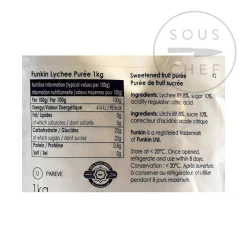Clearance Lychee Puree, 1kg Ingredients Brands|Drinks