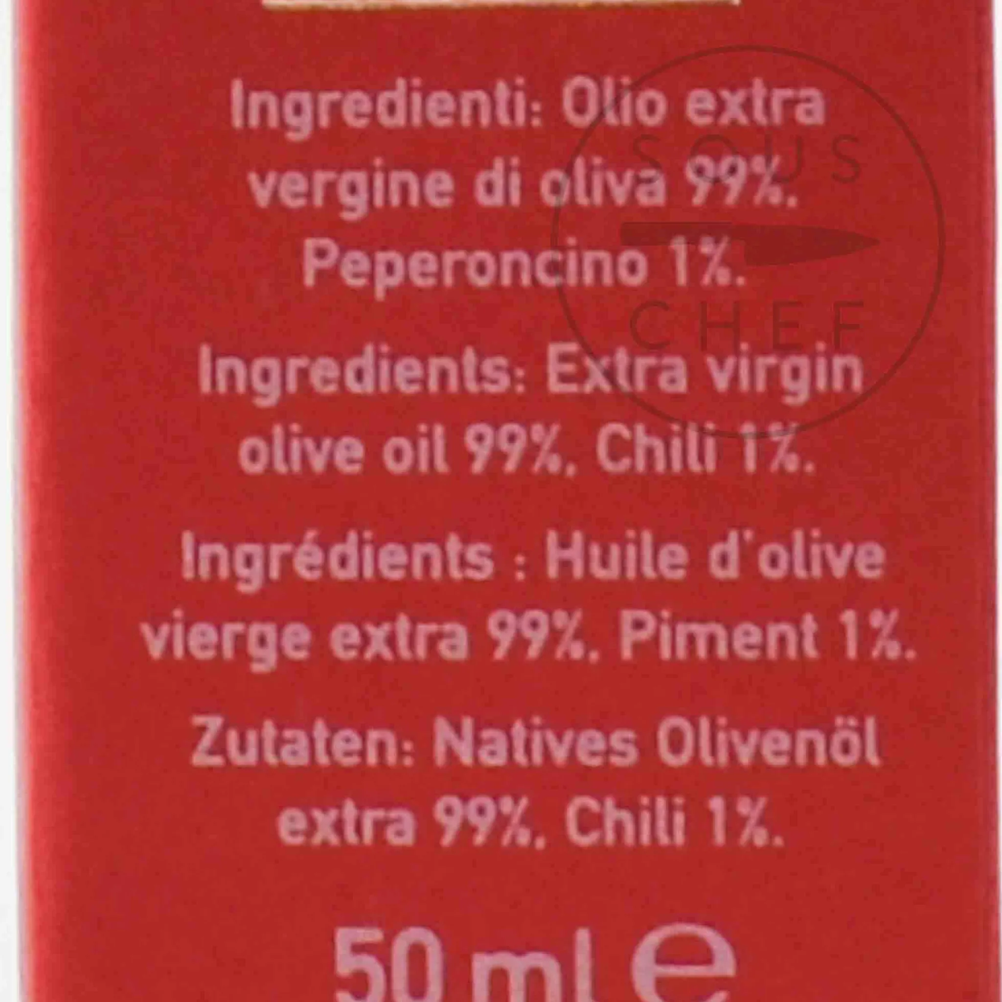 Hot Fucking Hot Chilli Oil, 50ml Italian Ingredients|Sauces & Condiments