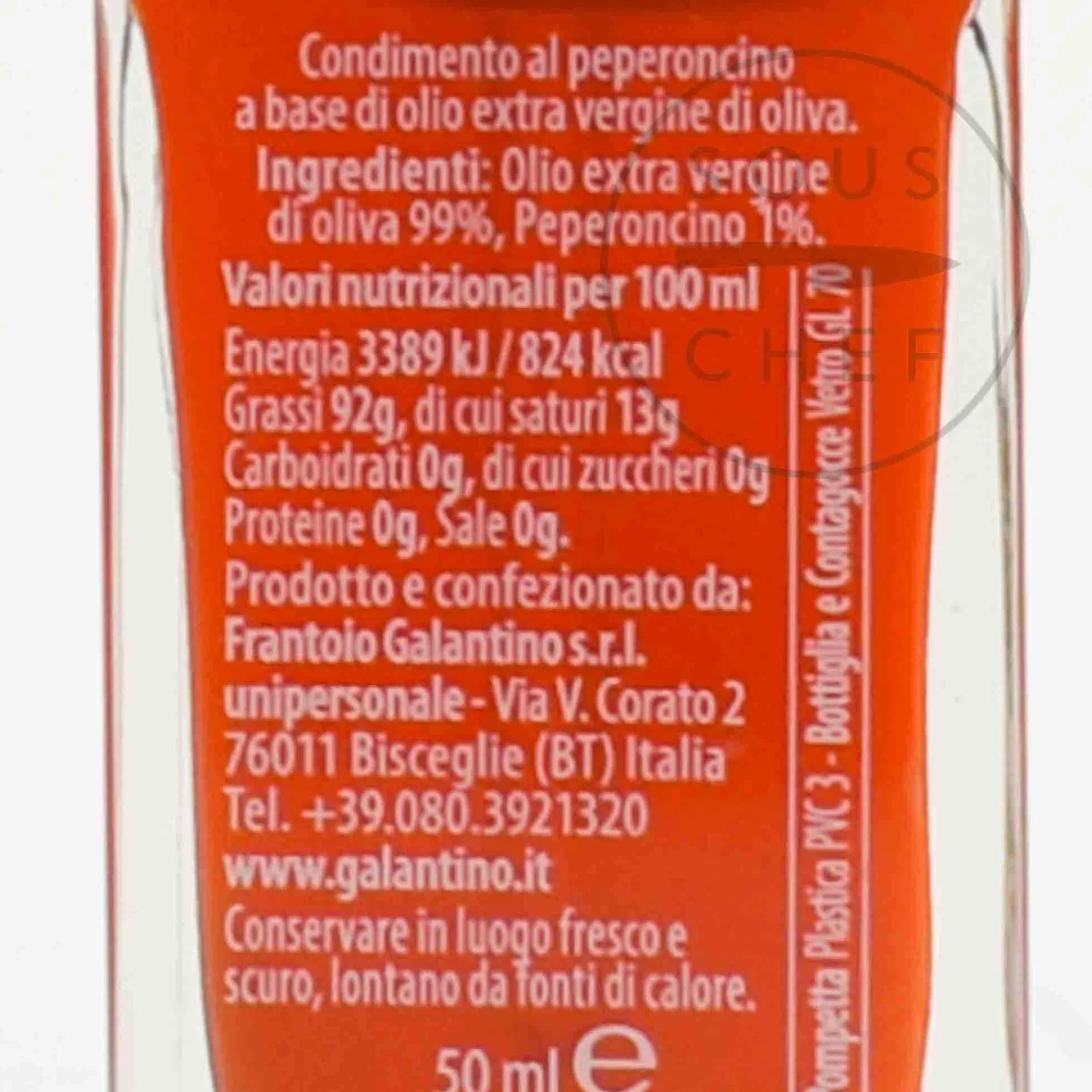 Hot Fucking Hot Chilli Oil, 50ml Italian Ingredients|Sauces & Condiments