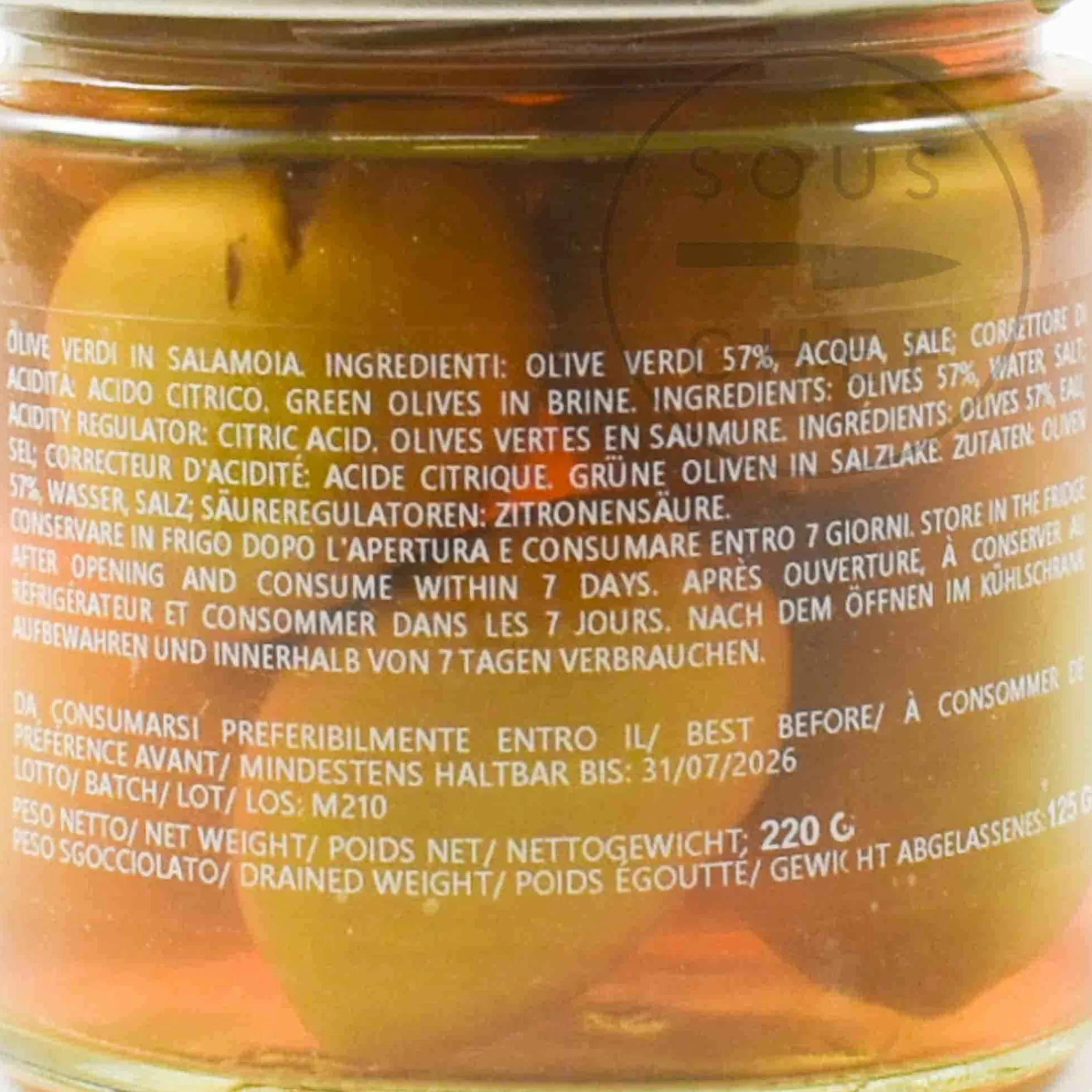 Best Green Large Olives, 200g Ingredients Brands|Snacks