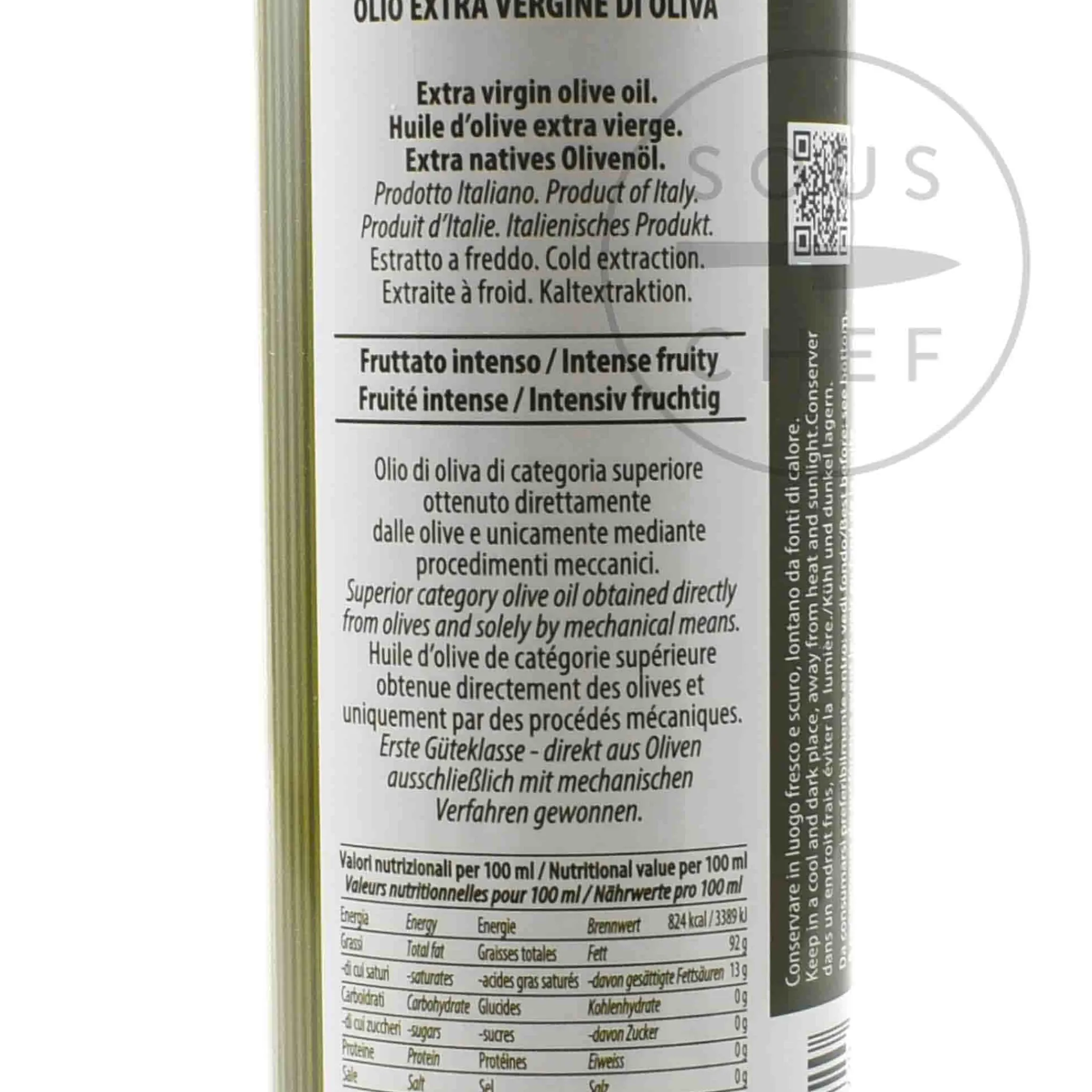 Online Intenso Lattina Extra Virgin Olive Oil in Tin, 500ml Ingredients Brands|Oil, Vinegar & Dressings